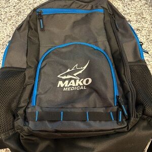 Black and Blue Mako Backpack